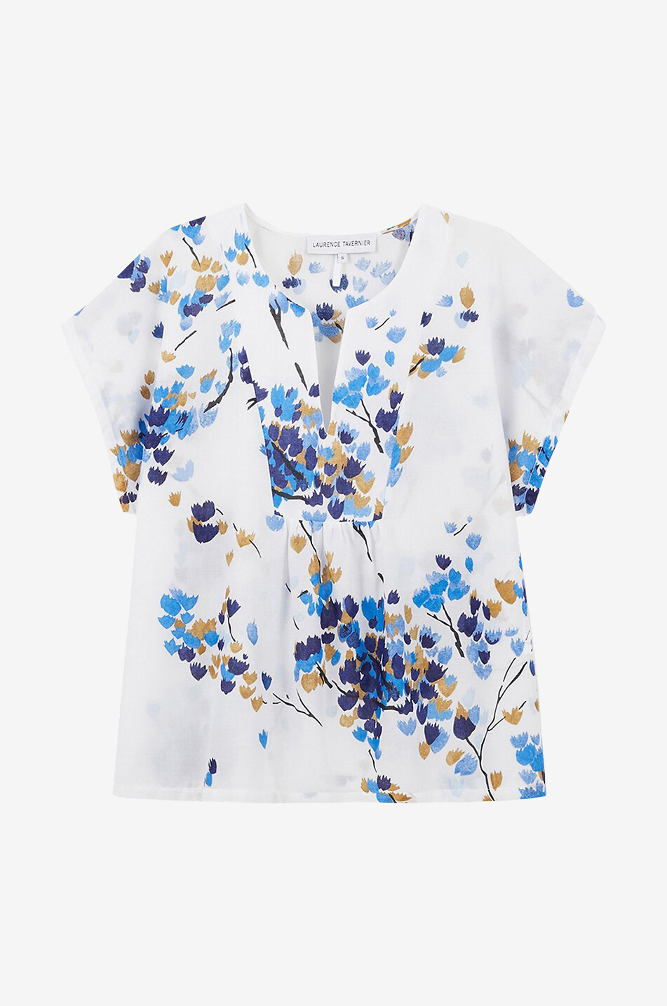 LAURENCE TAVERNIER Ensemble de pyjama short en coton avec imprimé végétal Canopée Femme MULTICOLORE 2