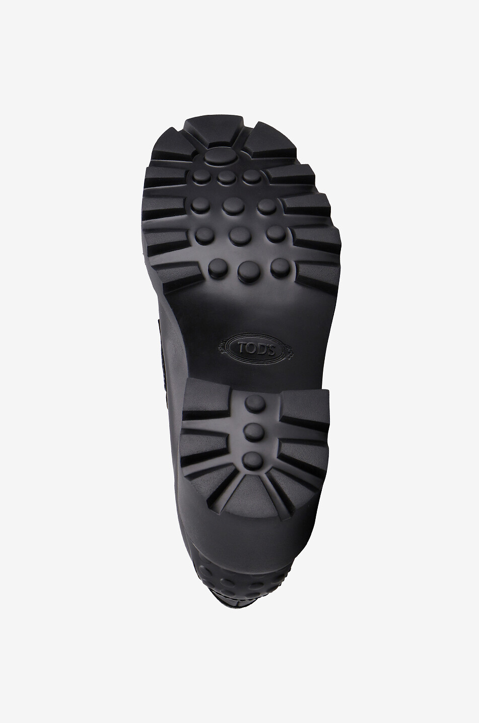 TOD'S Mocassins à plateau en cuir lisse Kate Gomini Femme NOIR 4