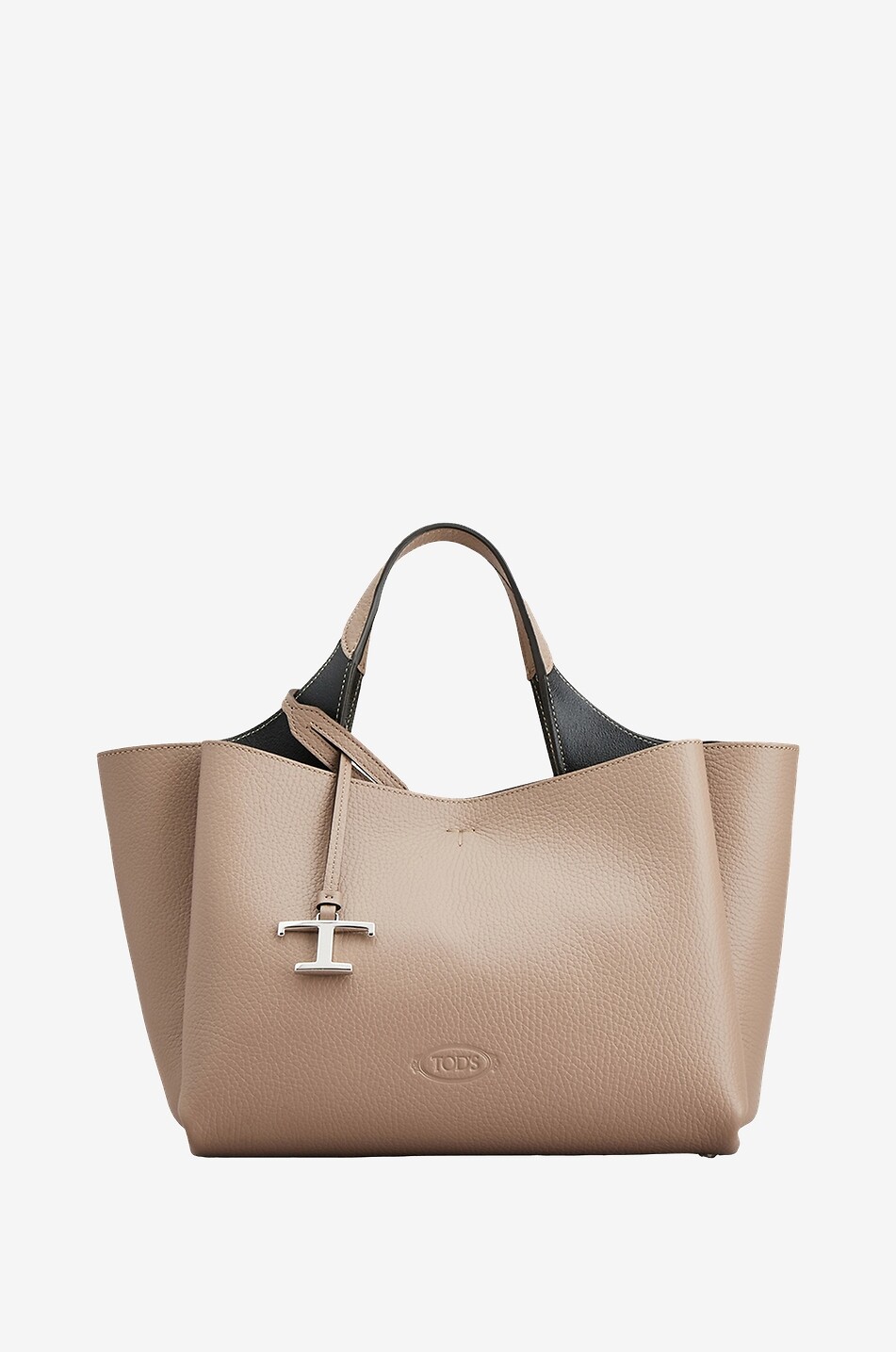 TOD'S Tasche aus genarbtem Leder T Timeless Mini Damen BRAUN 1