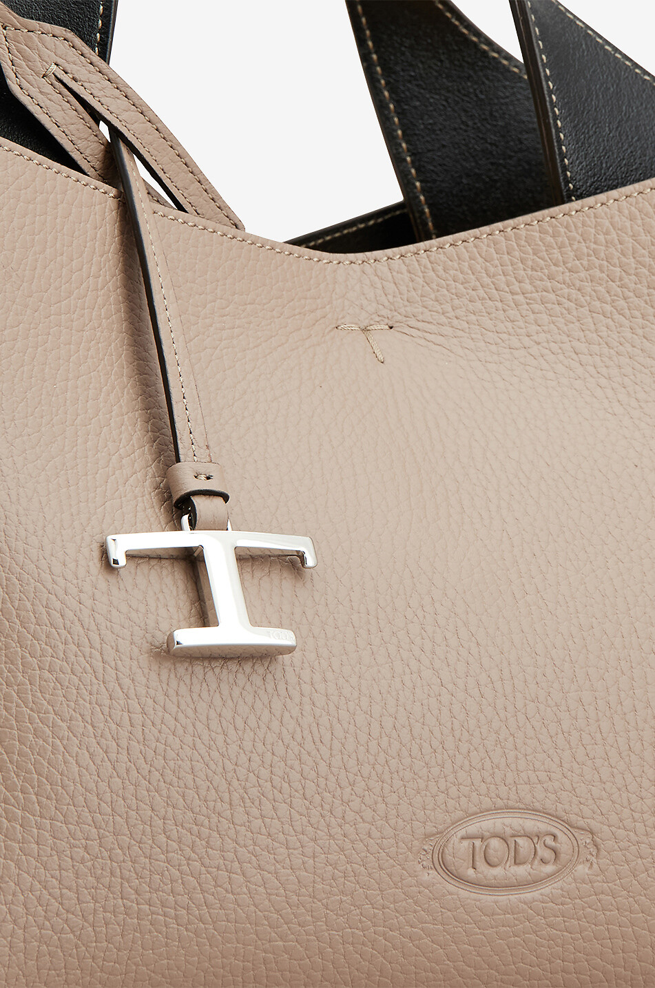 TOD'S Tasche aus genarbtem Leder T Timeless Mini Damen BRAUN 5