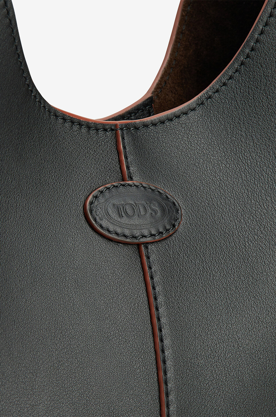 Sac porté épaule en cuir lisse Hobo Mini