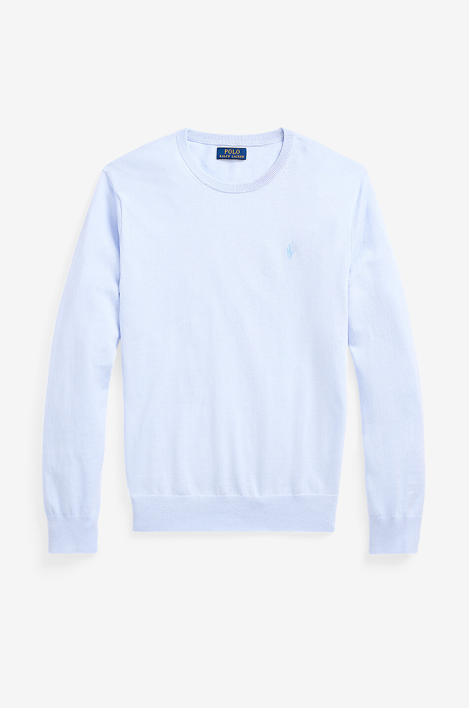 Pullover mit Rundhalsausschnitt aus Baumwolle und Kaschmir Pony