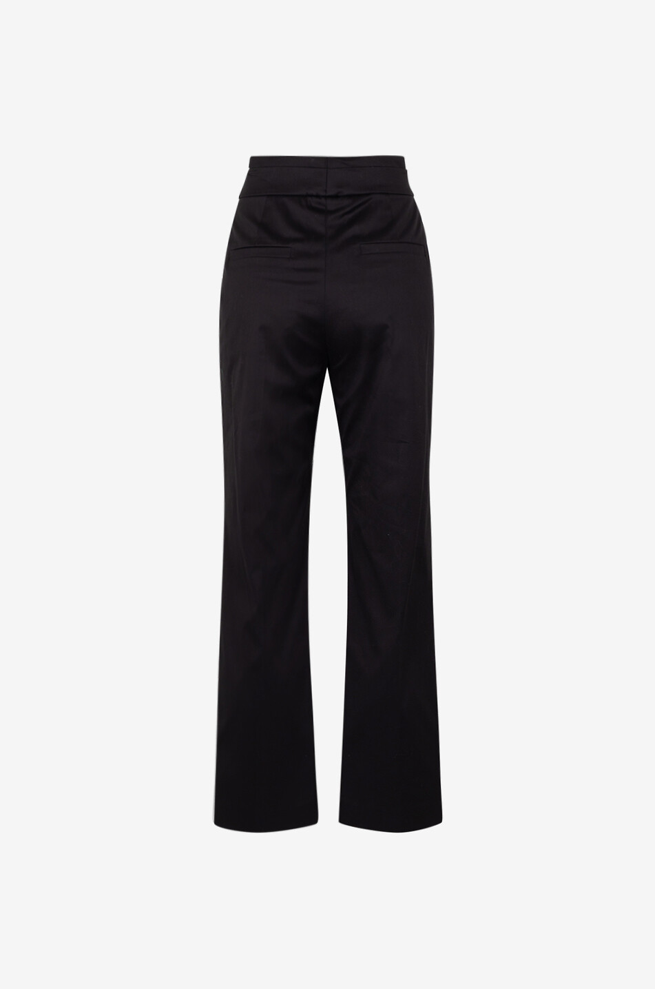 Gerade Baumwollhose mit hoher Taille Sparkling Waist