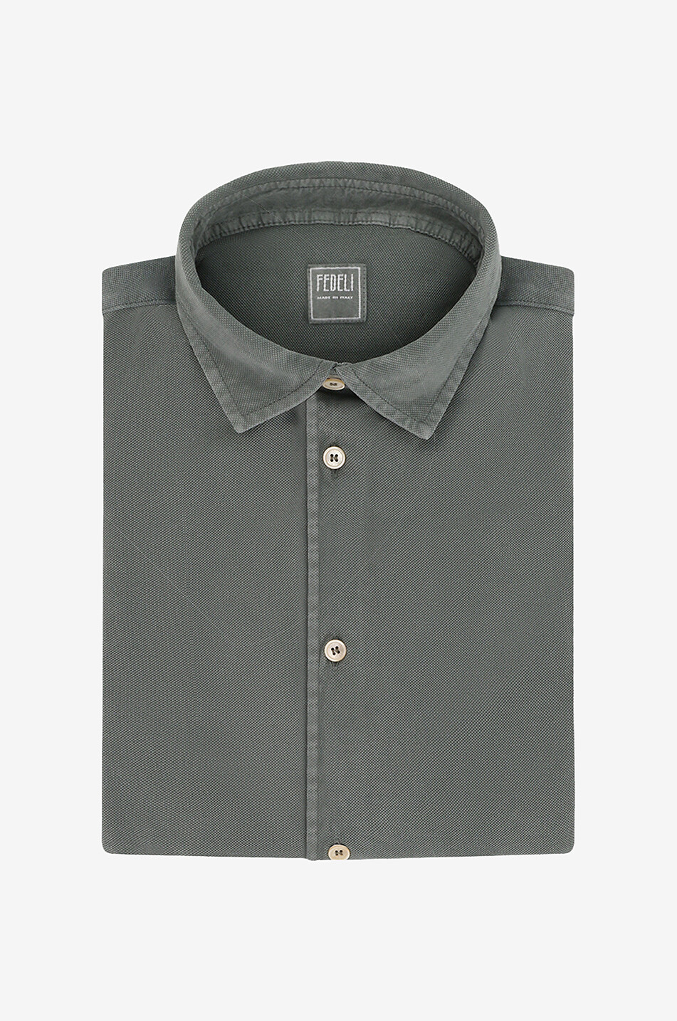 Tシャツ・カットソー Fedeli SS23 ROBERT - Cotton pique shirt (6UEF0123 87) Fedeli Robert - Cotton Piqué Shirt | italist