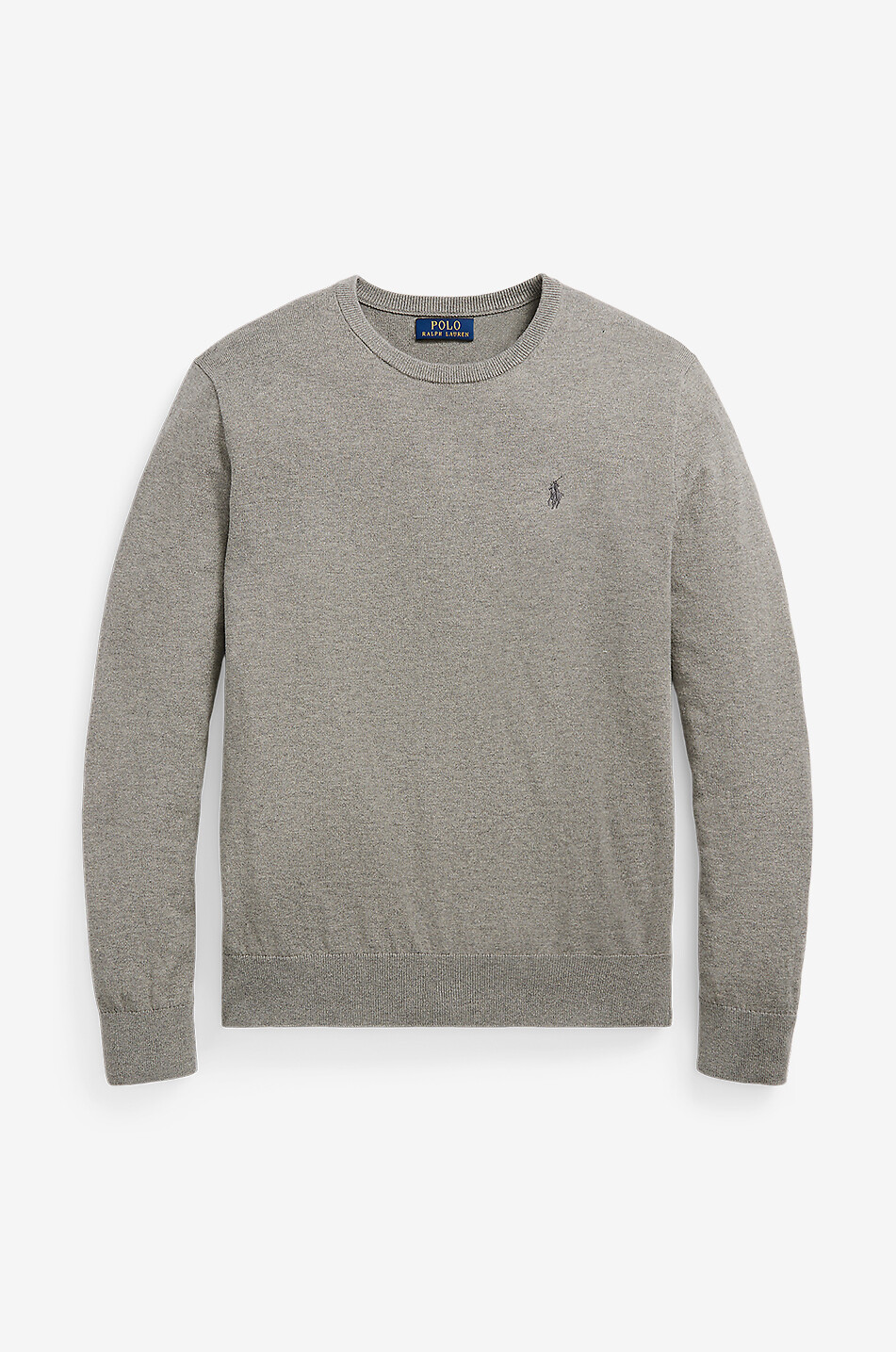 Pullover mit Rundhalsausschnitt aus Baumwolle und Kaschmir Pony