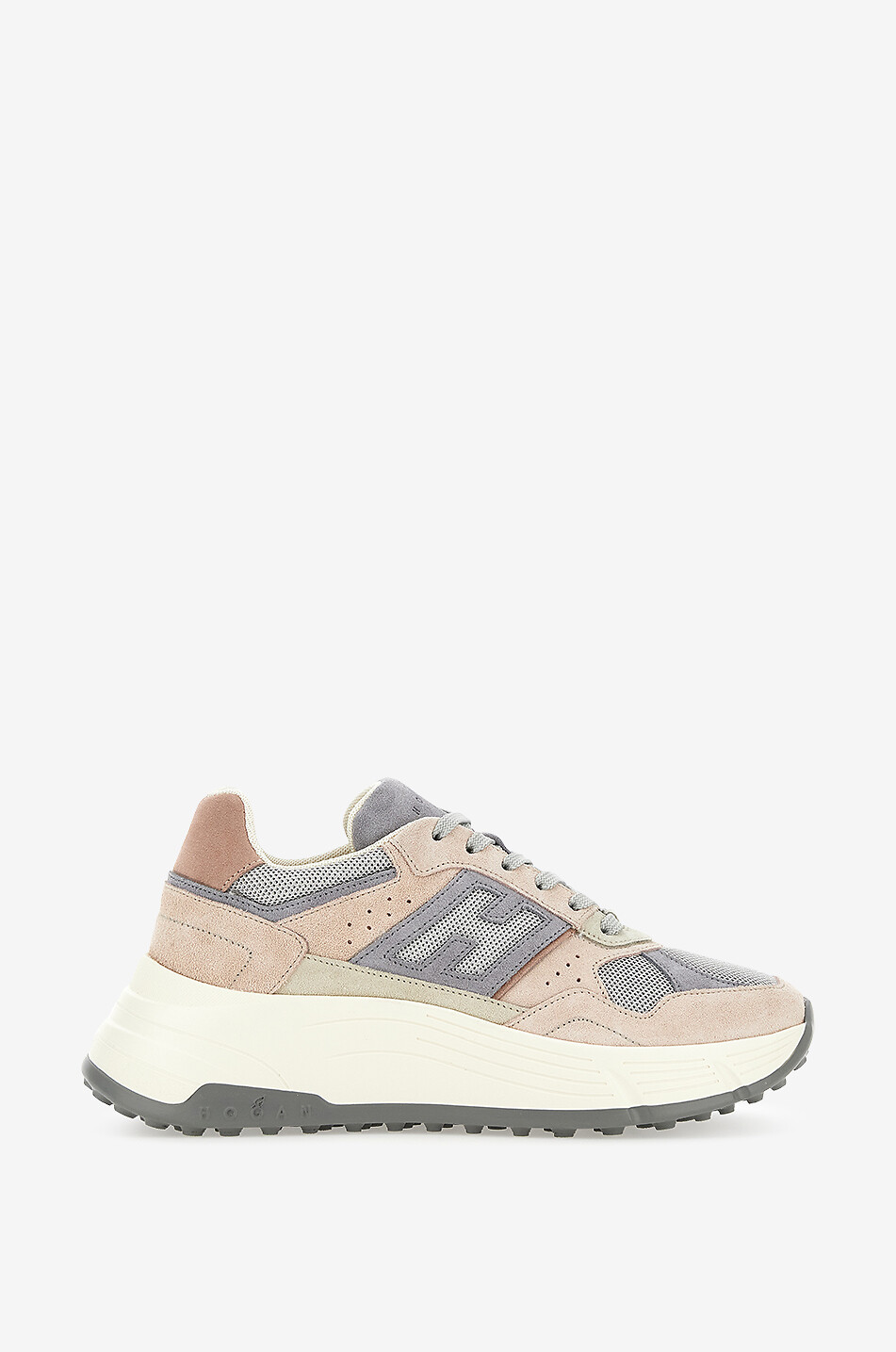 Baskets multi-matières à lacets Hogan Hi-Fi