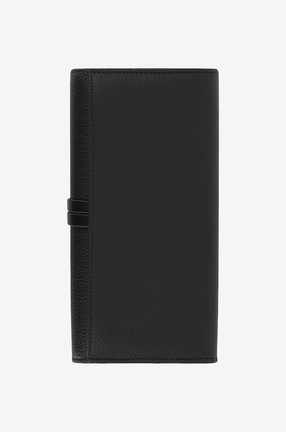 CHLOE Portefeuille long en cuir grainé et lisse Alphabet Femme NOIR 2