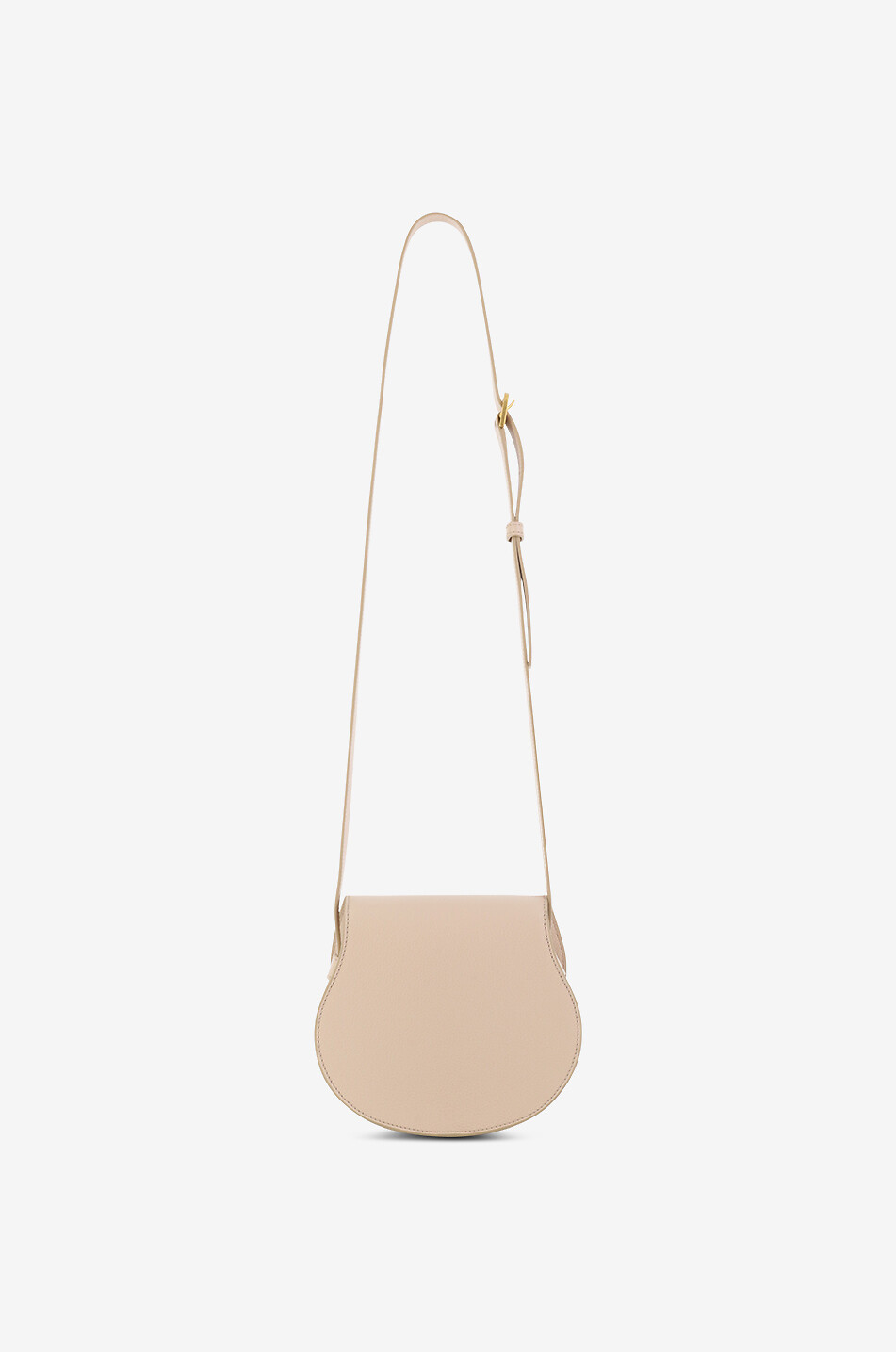 CHLOE Sac porté épaule en cuir grainé Marcie Small Femme ROSE CLAIR 4
