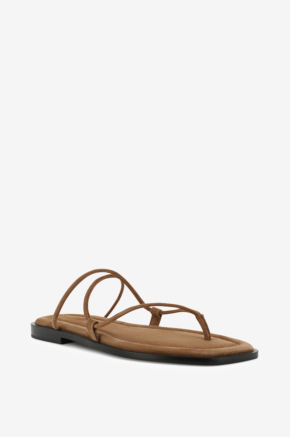 A.EMERY Nodi flat leather sandals Women BROWN 1