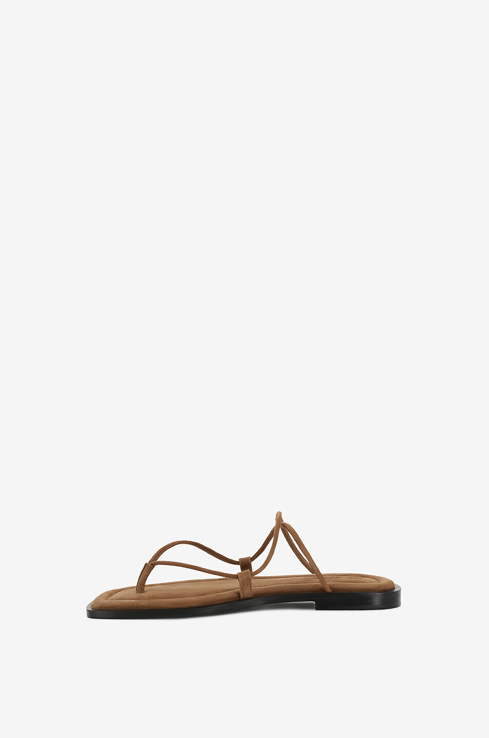 A.EMERY Nodi flat leather sandals Women BROWN 3