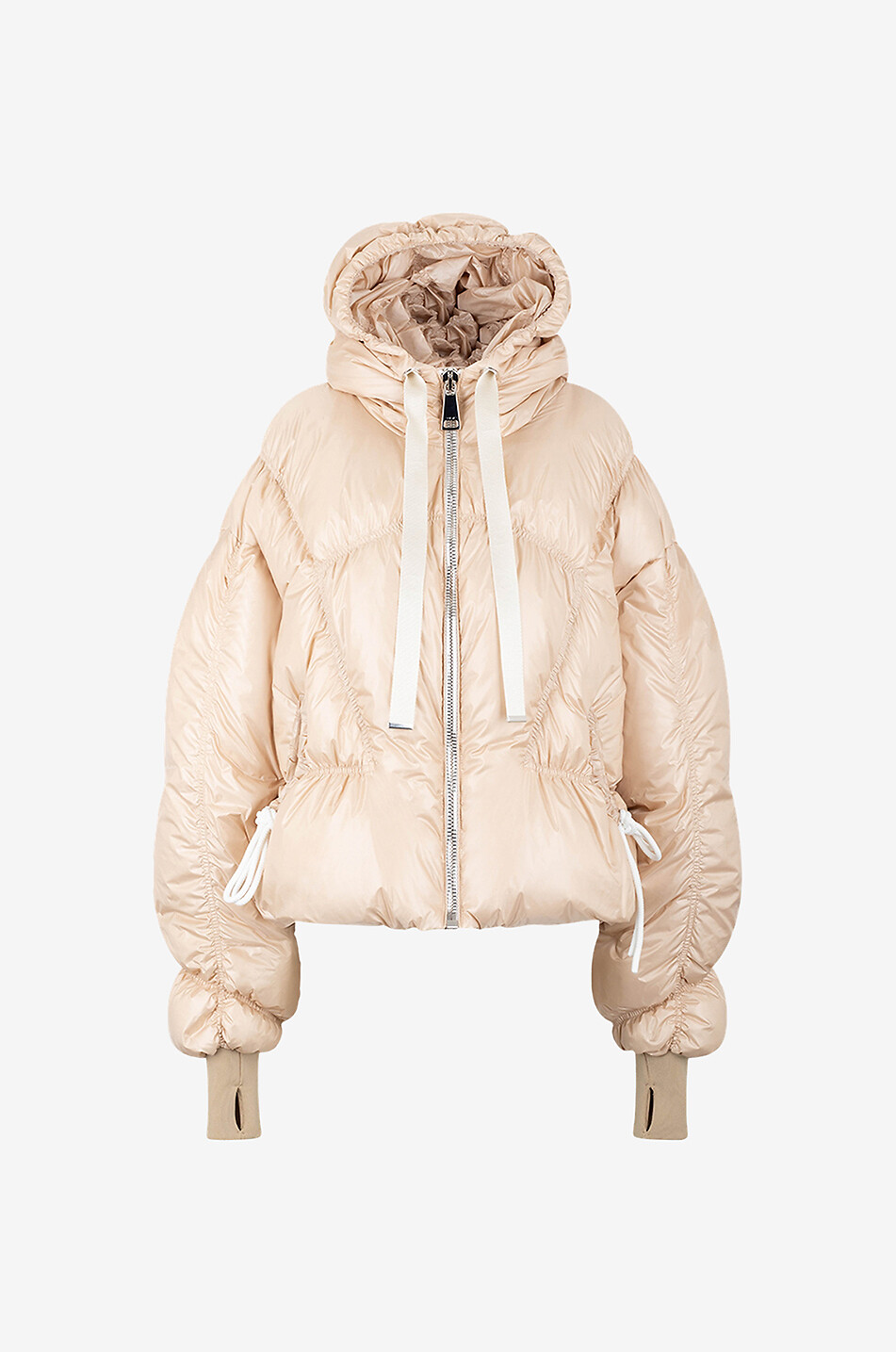 KHRISJOY Doudoune à capuche Puff Khris Cloud Femme BEIGE 1