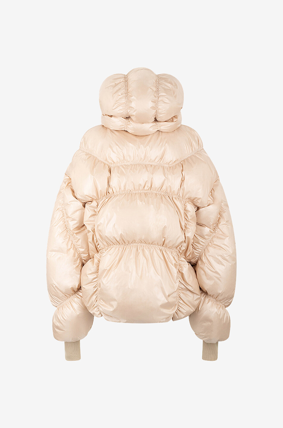 KHRISJOY Doudoune à capuche Puff Khris Cloud Femme BEIGE 2