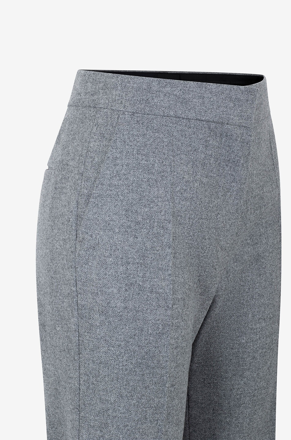 Ausgestellte Hose aus Wollflanell