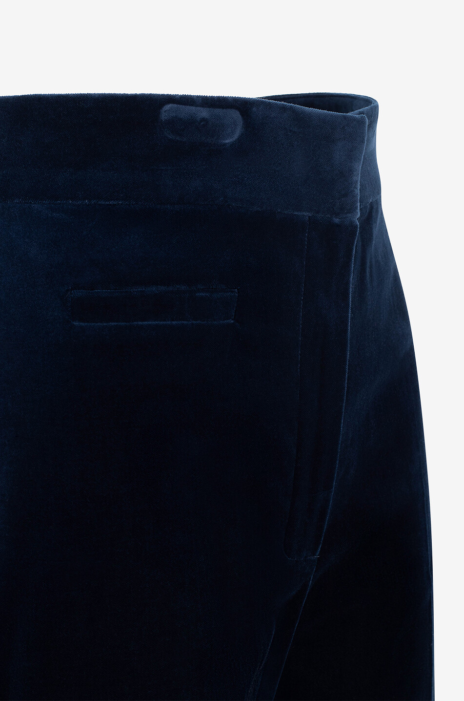VANESSA BRUNO Ausgestellte Samthose mit hoher Taille Birmingham Damen DUNKELBLAU 3
