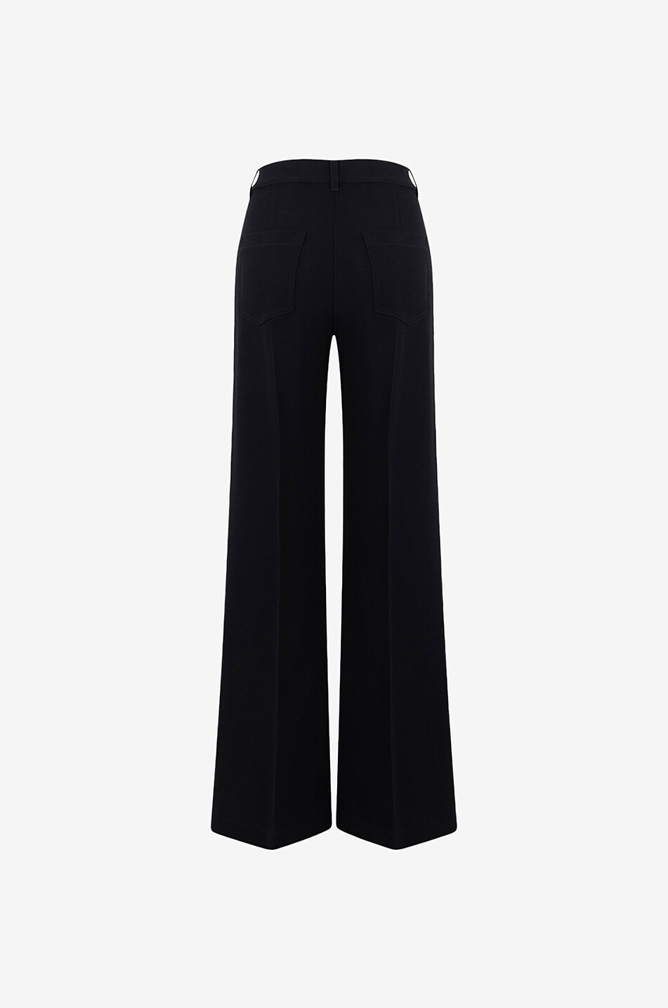 Pantalon large en cady