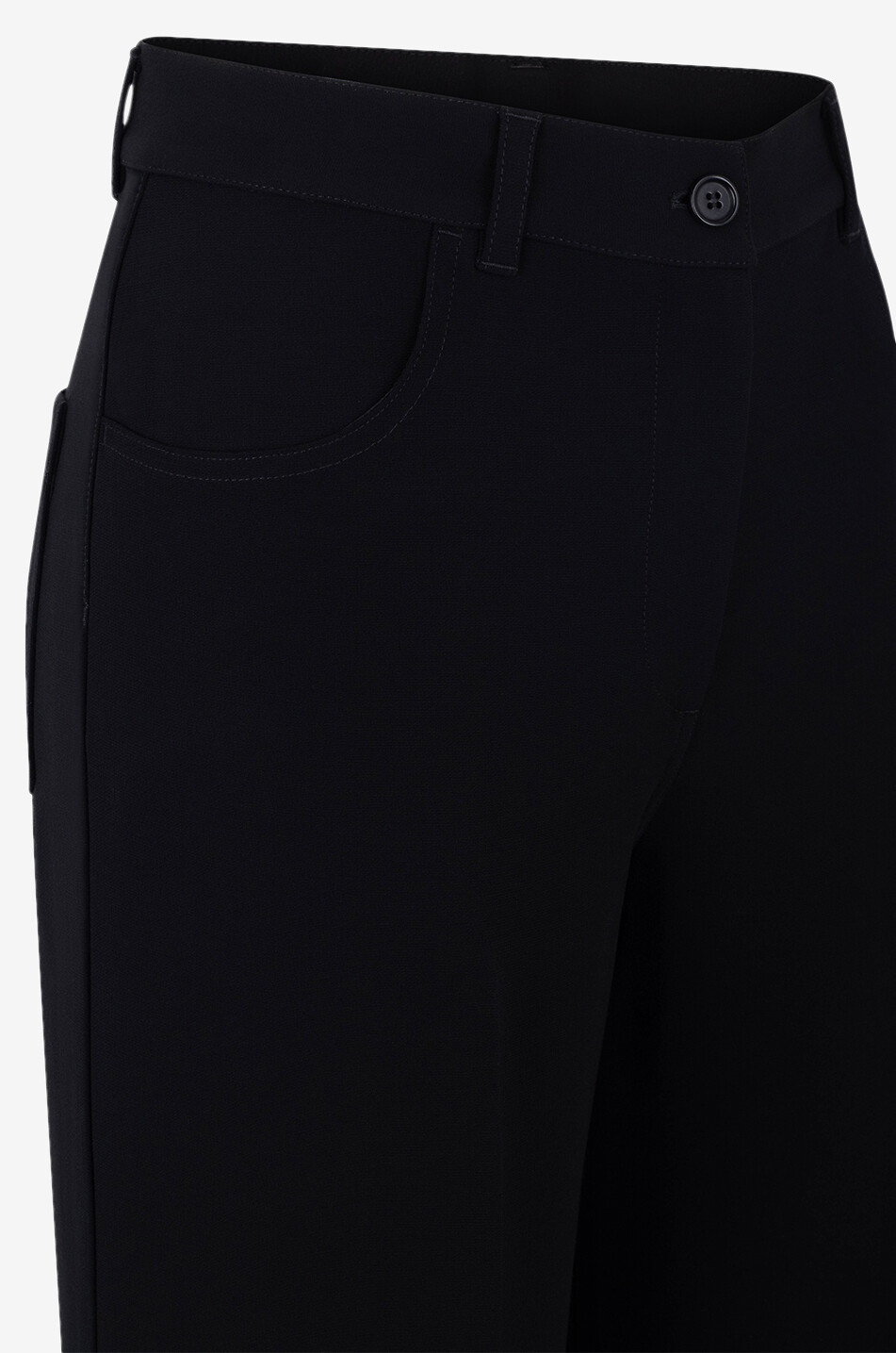 Pantalon large en cady