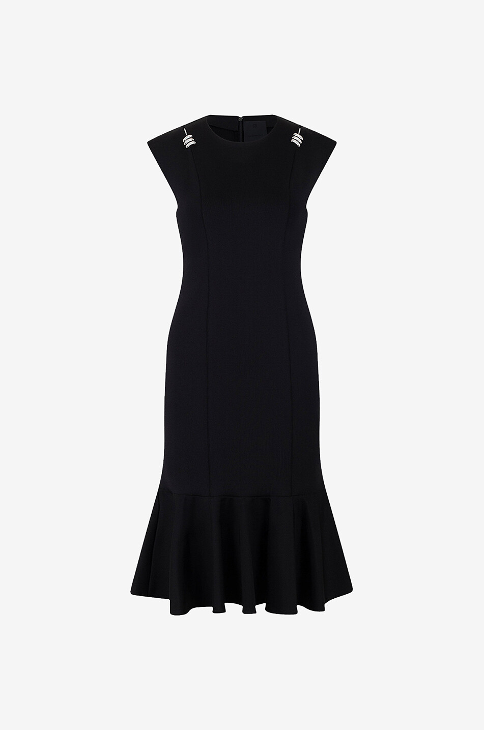 Sleeveless flared, short dress