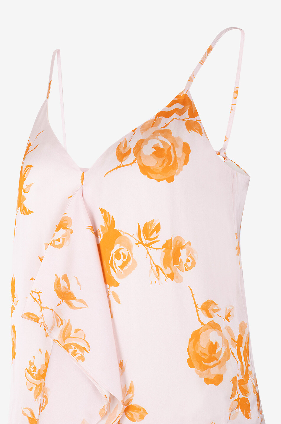 JIL SANDER Langes Trägerkleid mit Blumenmuster aus Viskose Damen BUNT 3