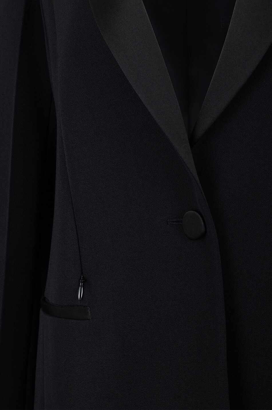 GIVENCHY Smoking-Jacke aus Wolle Damen SCHWARZ 3