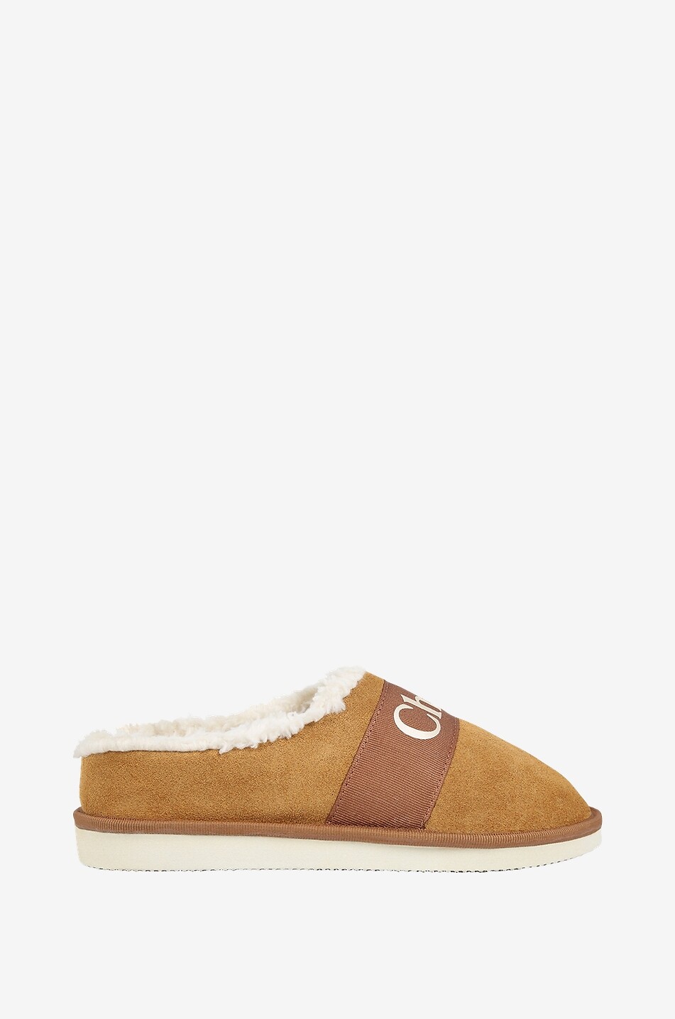 Chaussons fille en daim et peluche Heritage