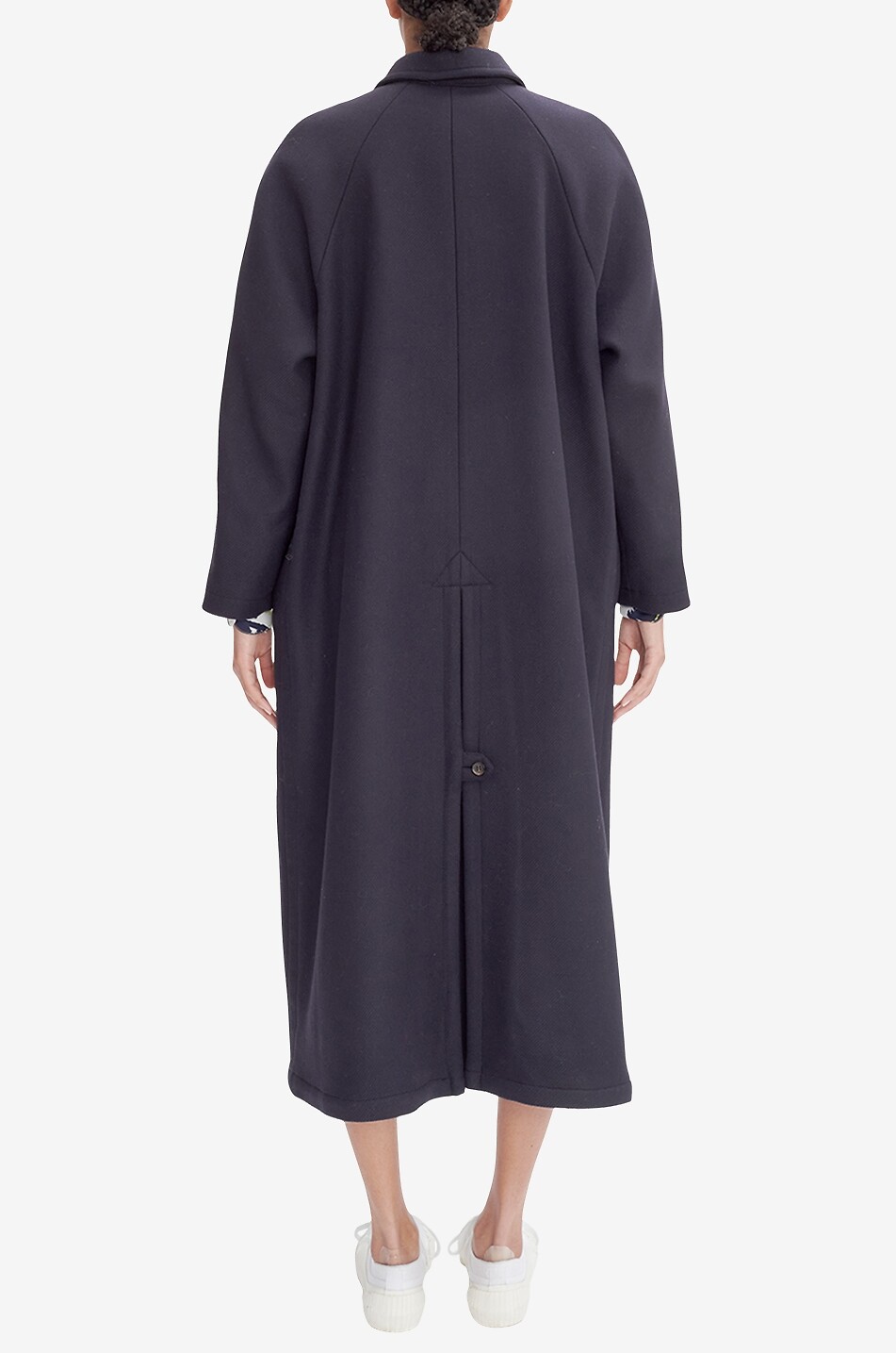 A.P.C. Gaia virgin wool long coat Women DARK BLUE 4
