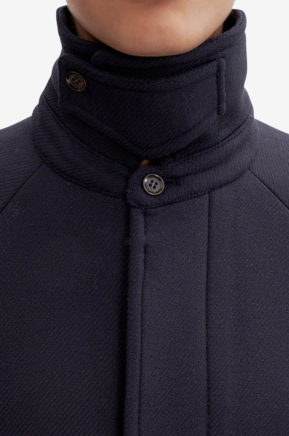 A.P.C. Gaia virgin wool long coat Women DARK BLUE 5