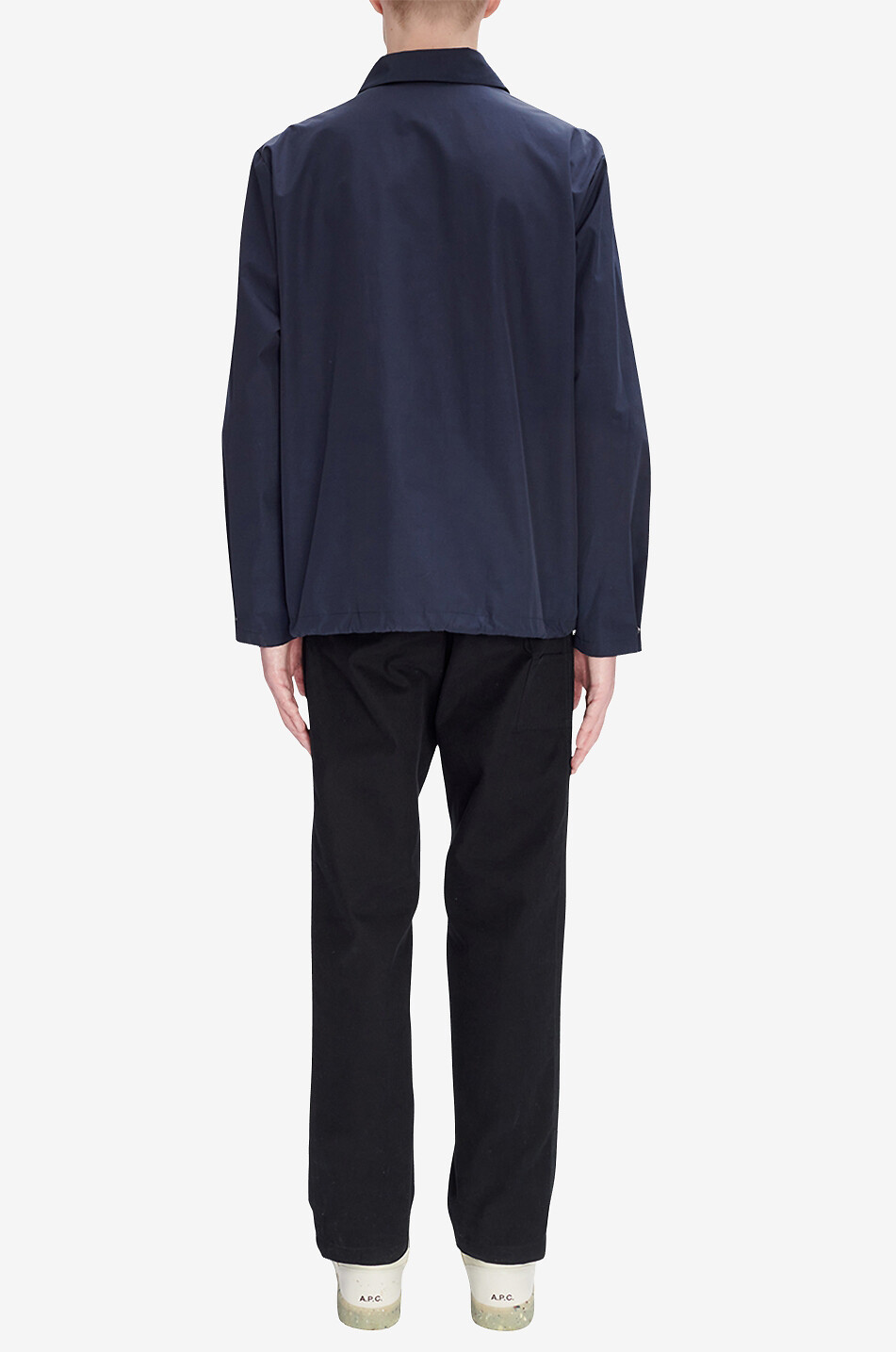 A.P.C. Regis shirt jacket in cotton blend Men DARK BLUE 4