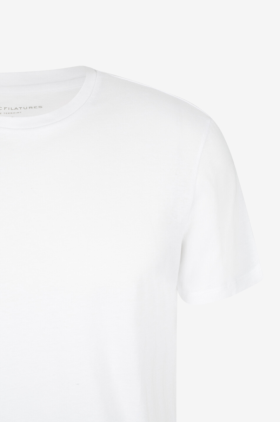 MAJESTIC FILATURES T-shirt à manches courtes en coton biologique Homme BLANC 3