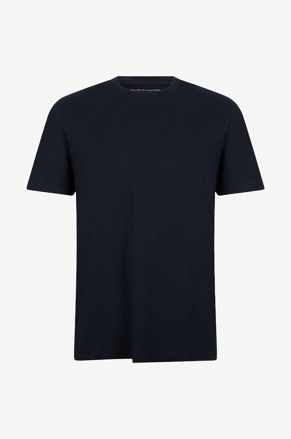 MAJESTIC FILATURES T-shirt à manches courtes en coton biologique Homme BLEU FONCE 1