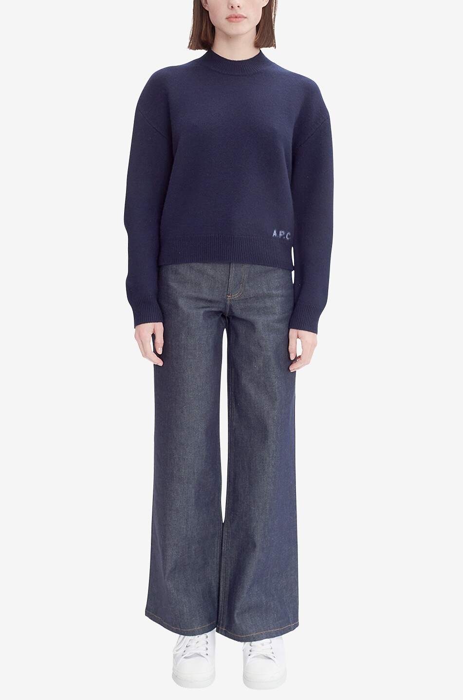 Esther merino wool crewneck jumper
