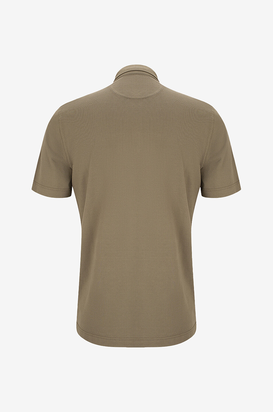 FEDELI Alby Iconic cotton polo shirt Men MEDIUM GREEN 2