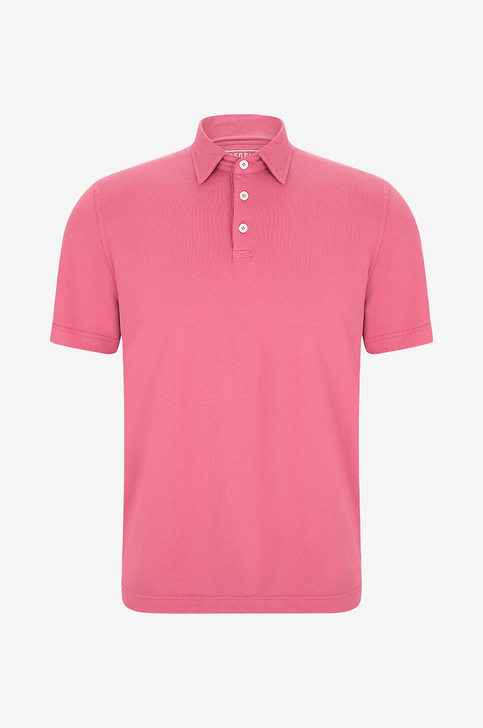 FEDELI Alby Iconic cotton polo shirt Men LIGHT PURPLE 1
