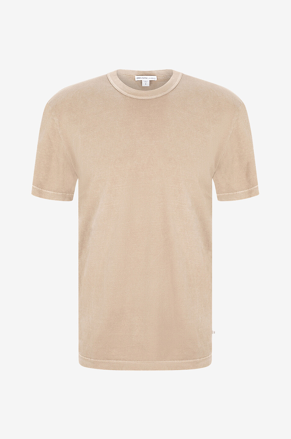 Rundhals-Kurzarm-T-Shirt aus leichtem Jersey