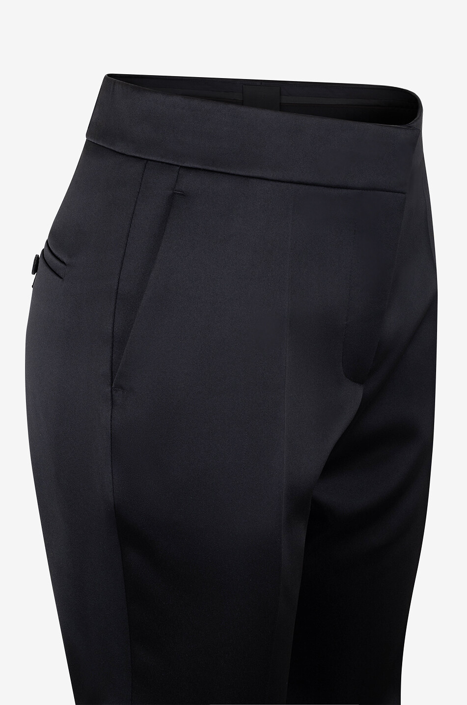 Ausgestellte Hose aus Mohairwolle