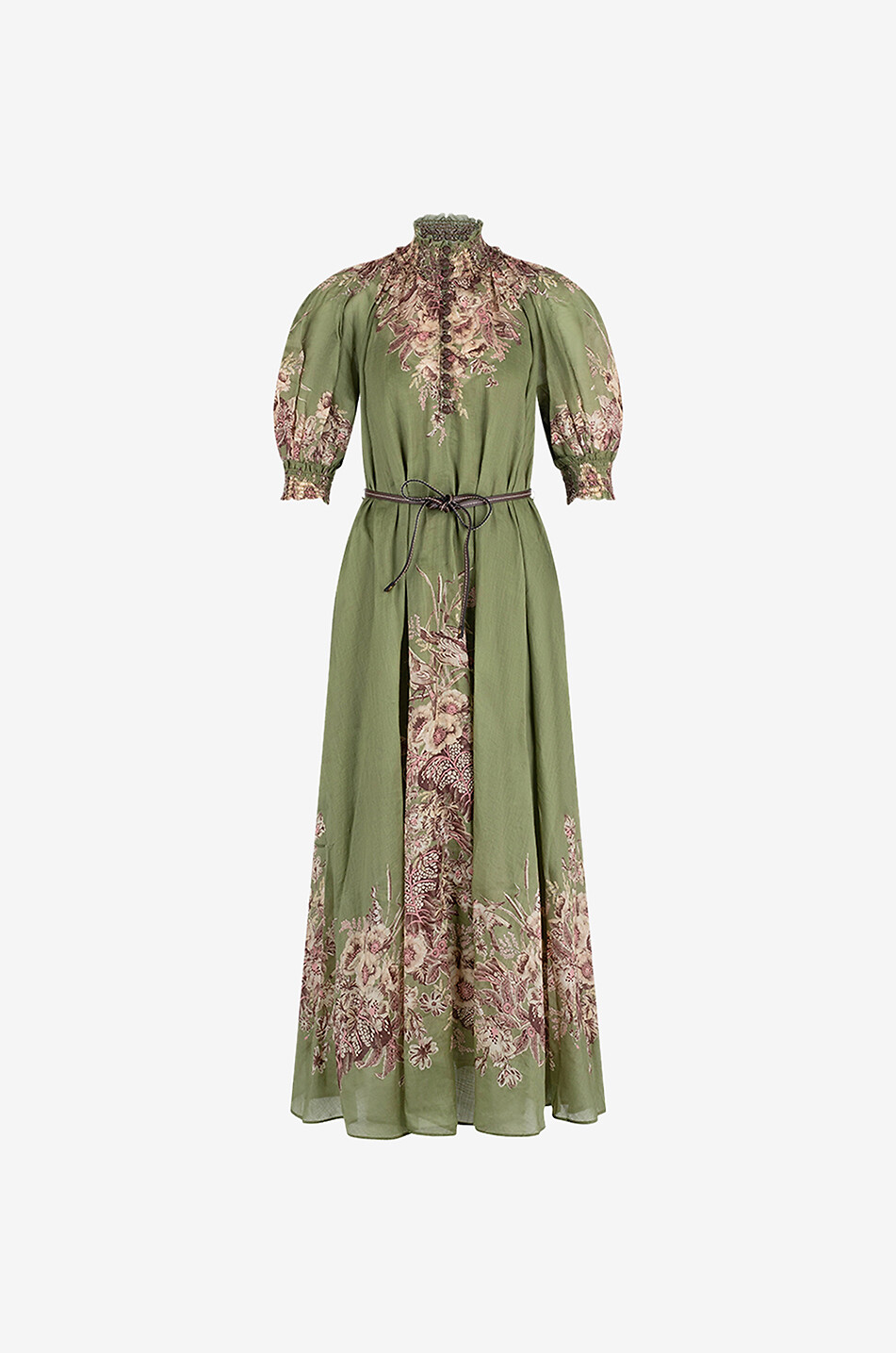 Maxikleid aus bedruckter Ramie Ottie Swing