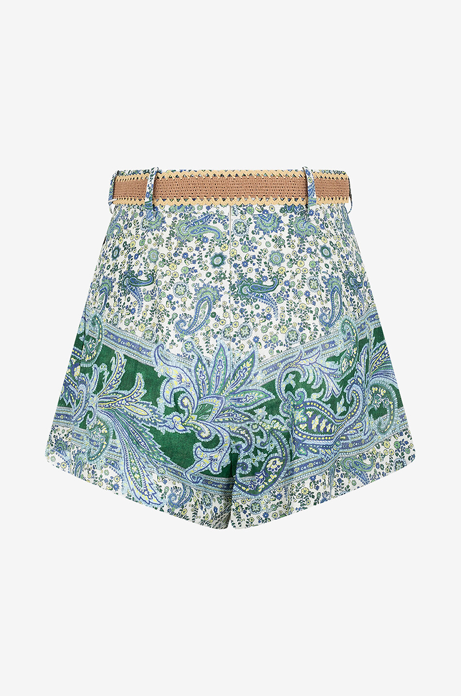 Short en lin imprimé Paisley Ottie Tuck