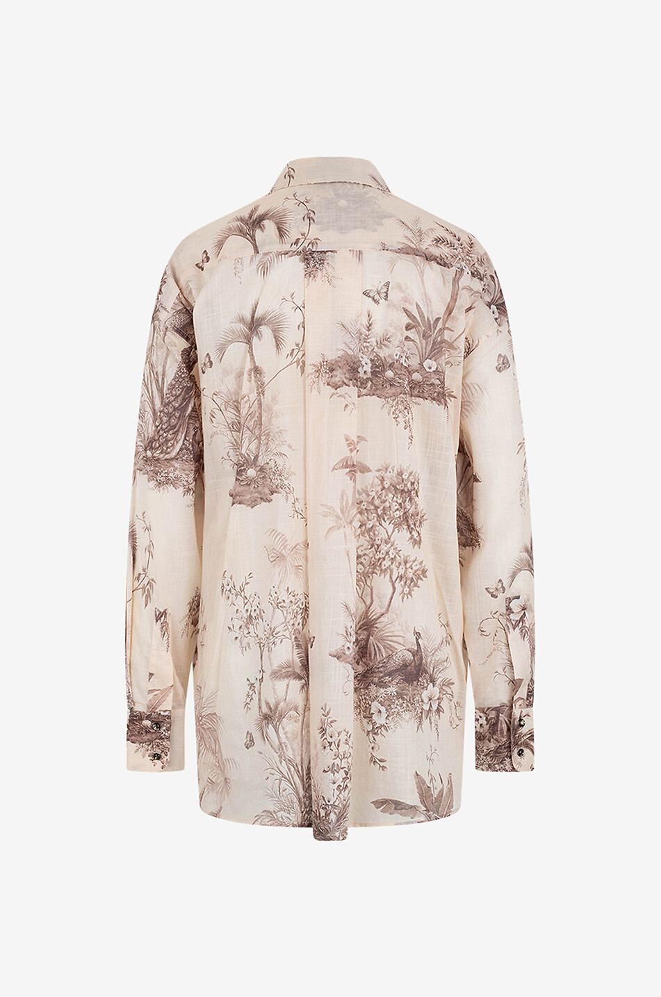 Waverly oversize cotton voile shirt