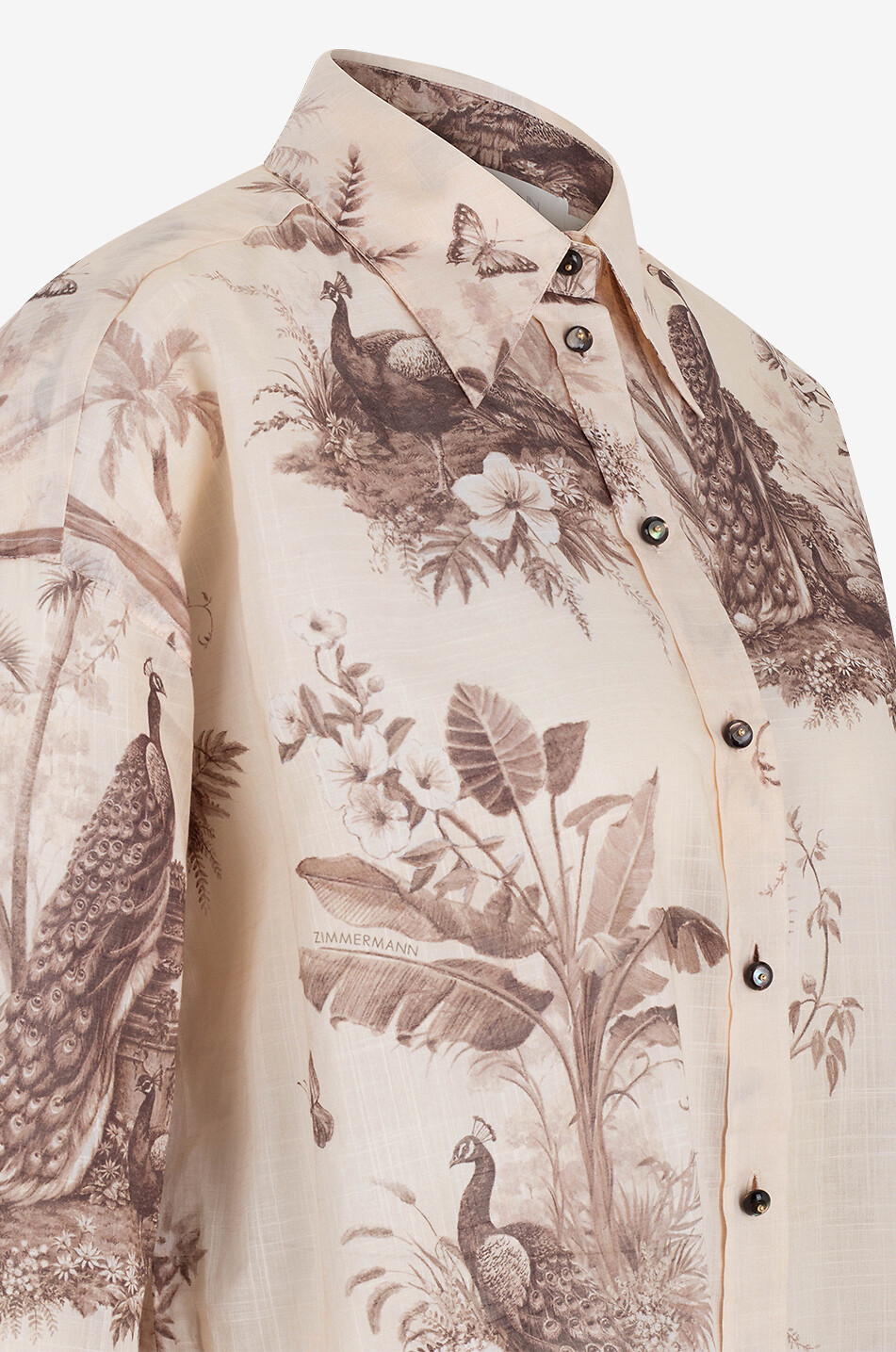 Waverly oversize cotton voile shirt