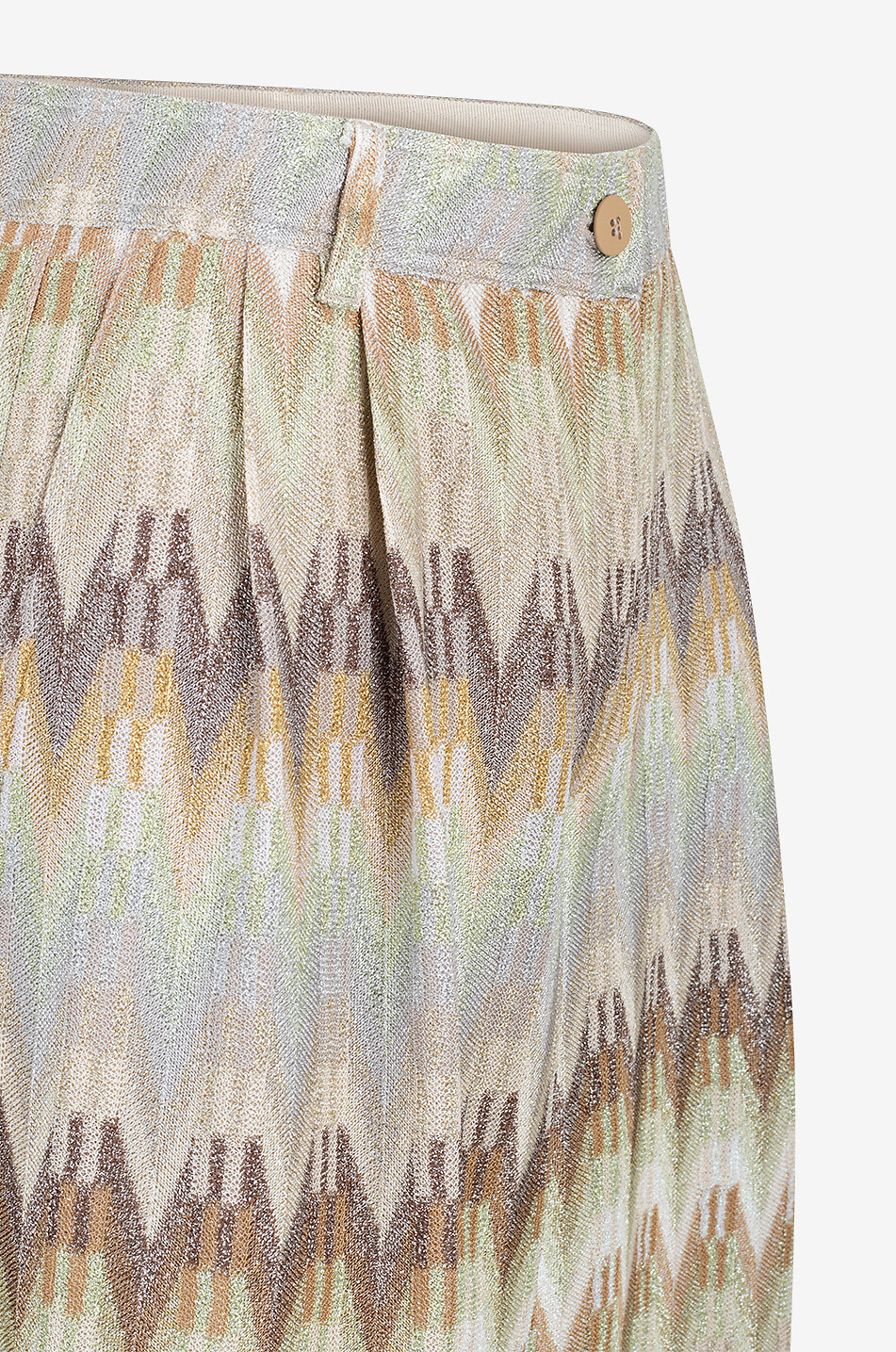 MISSONI Pantalon large en maille zig zags orné de lurex Femme MULTICOLORE 3