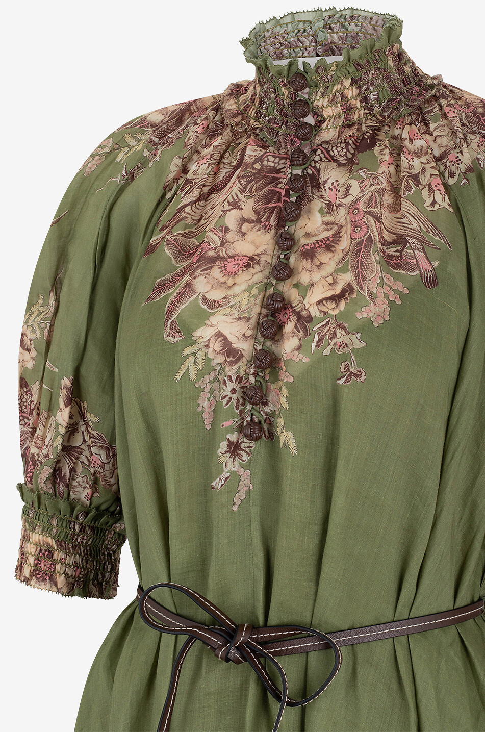 slim fit dress slacks Green Paisley Ottie Plunge Midi Dress