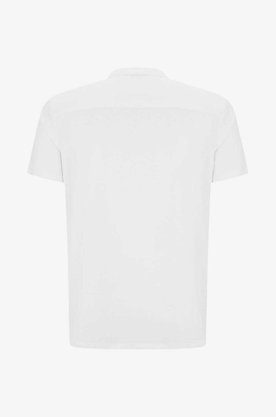 MAJESTIC FILATURES Lyocell and organic cotton polo shirt Men WHITE 2