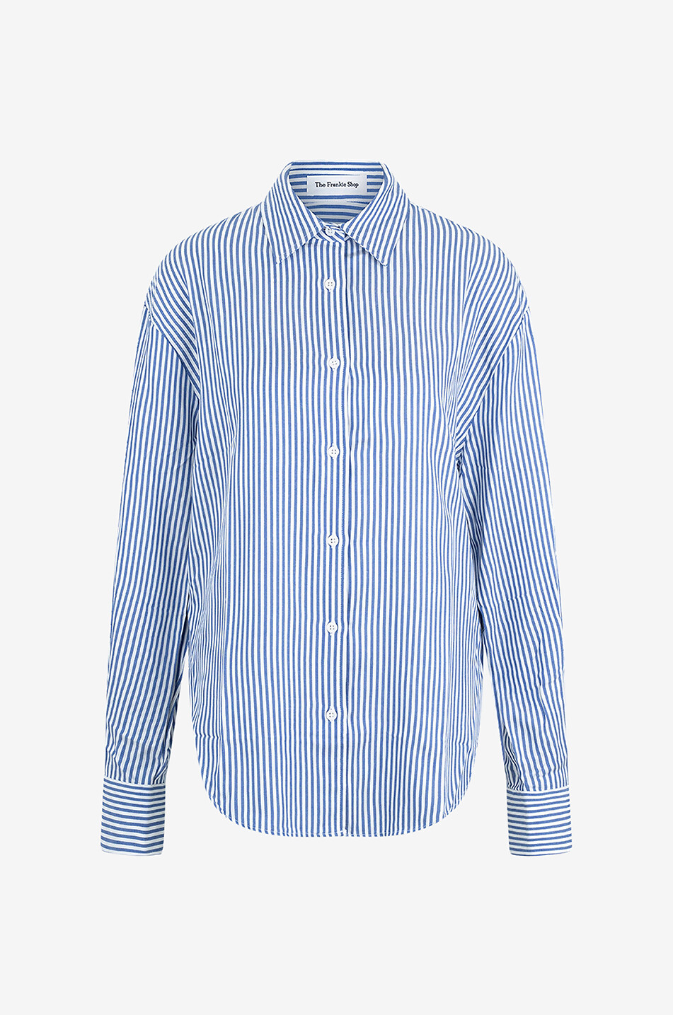 THE FRANKIE SHOP Gestreiftes Oversizehemd Lui Damen BLAU 1