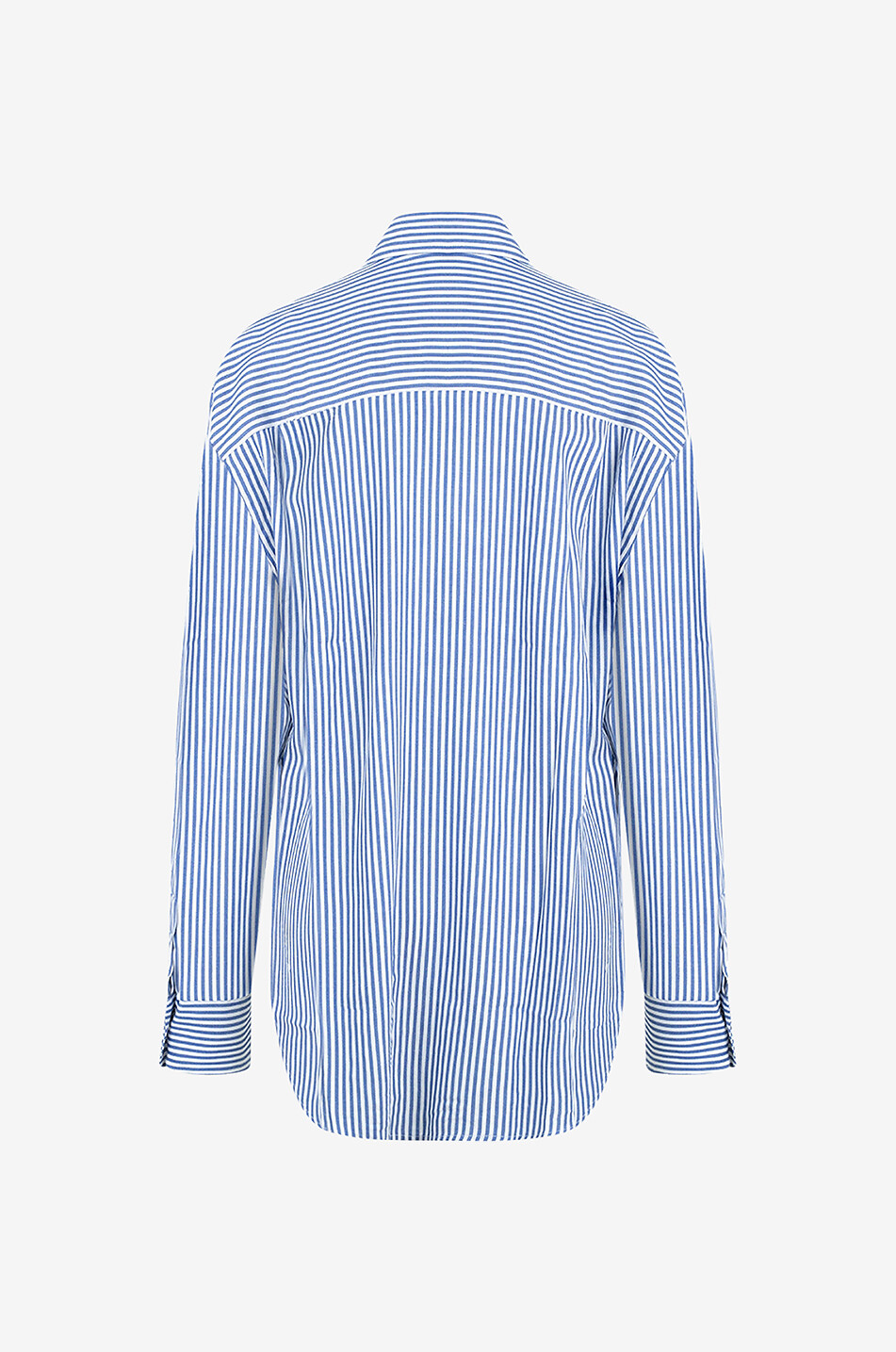 THE FRANKIE SHOP Gestreiftes Oversizehemd Lui Damen BLAU 2