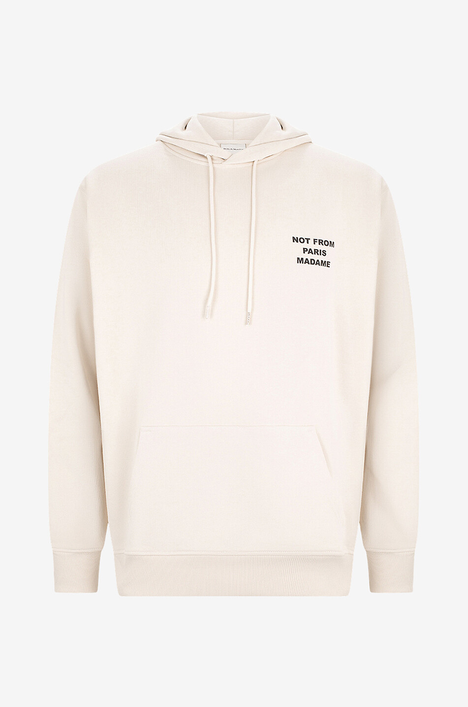 Le Hoodie Slogan. cotton hooded sweatshirt