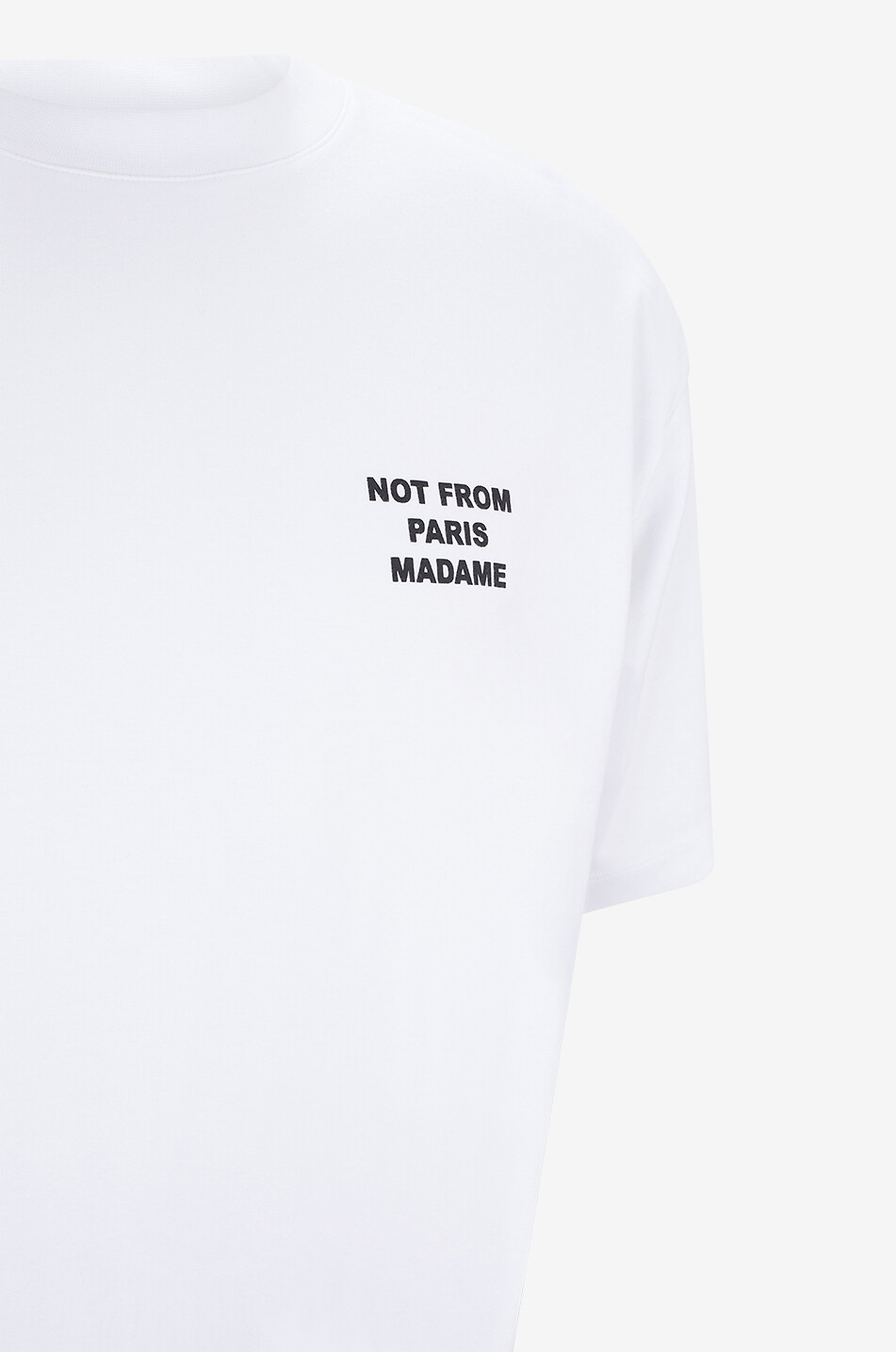 DROLE DE MONSIEUR T-shirt à manches courtes en coton Le T-Shirt Slogan. Homme BLANC 5
