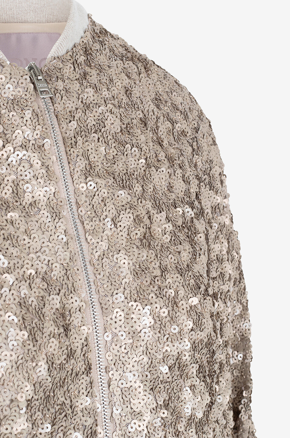 College-Jacke mit Pailletten