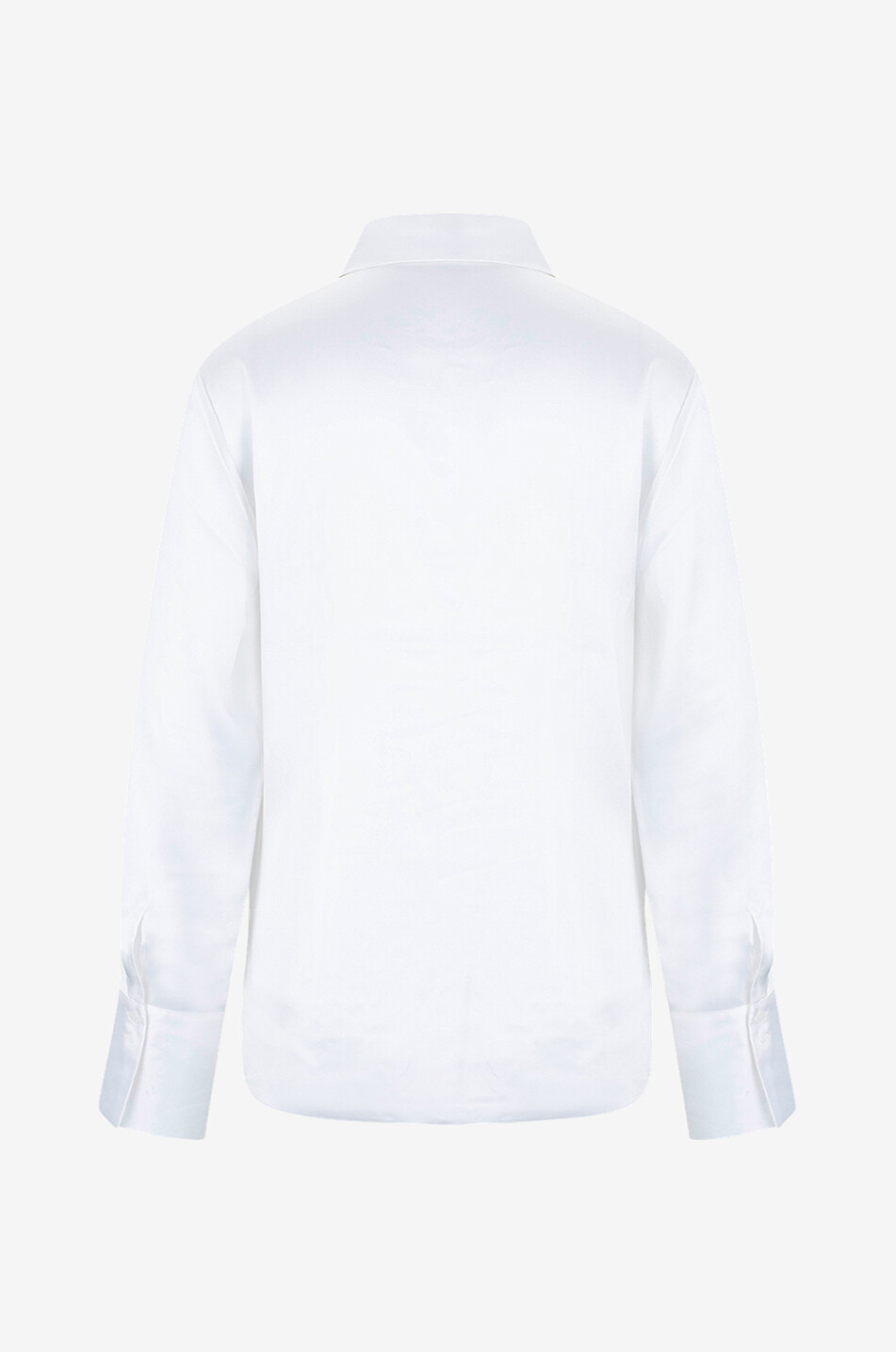 Chemise en satin de soie uni