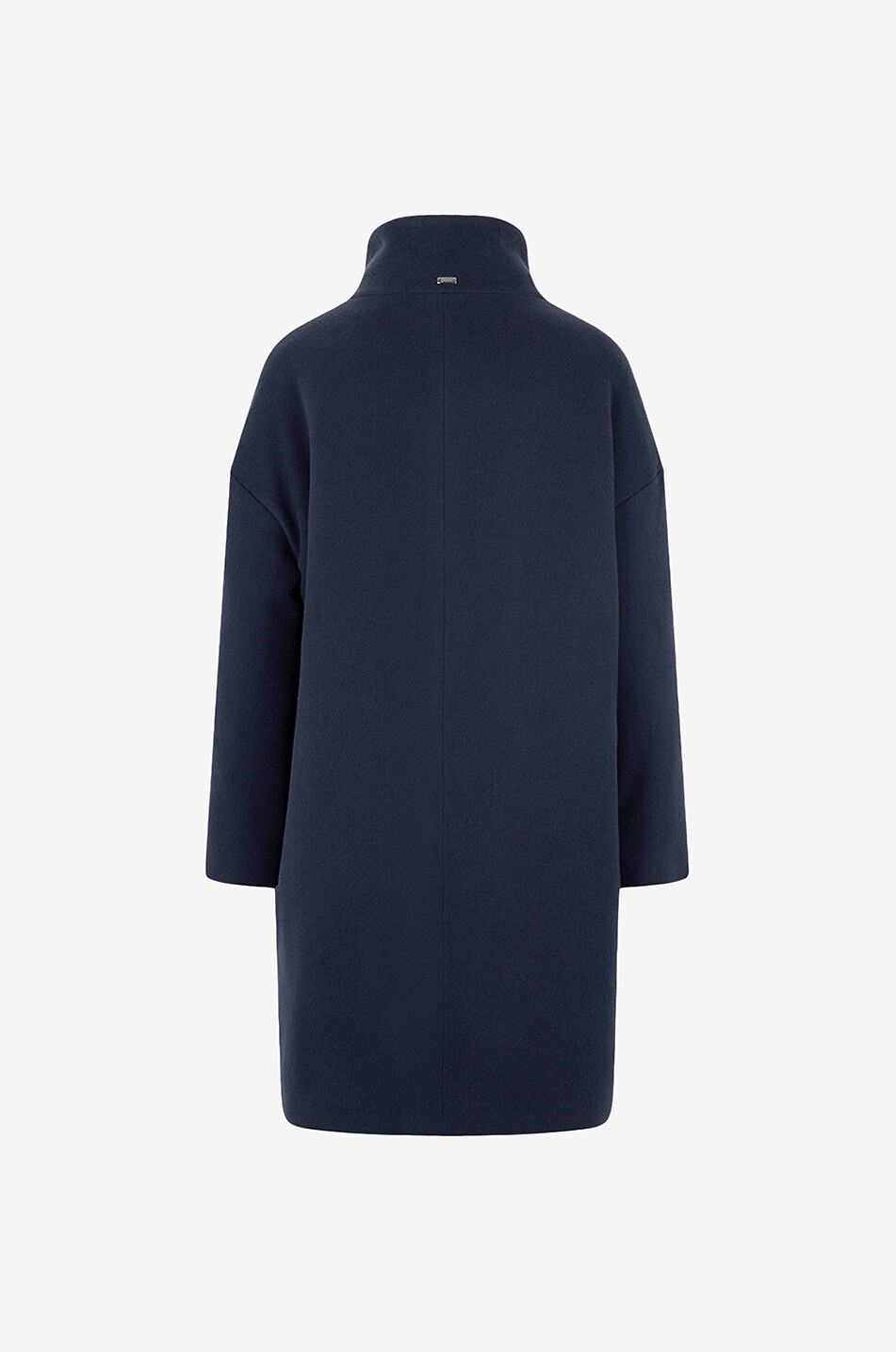 Mantel mit Stehkragen aus Wolle