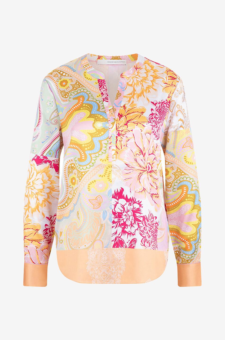 Zimmermann Sunny newest Lace Up Floral Print Chiffon Blouse