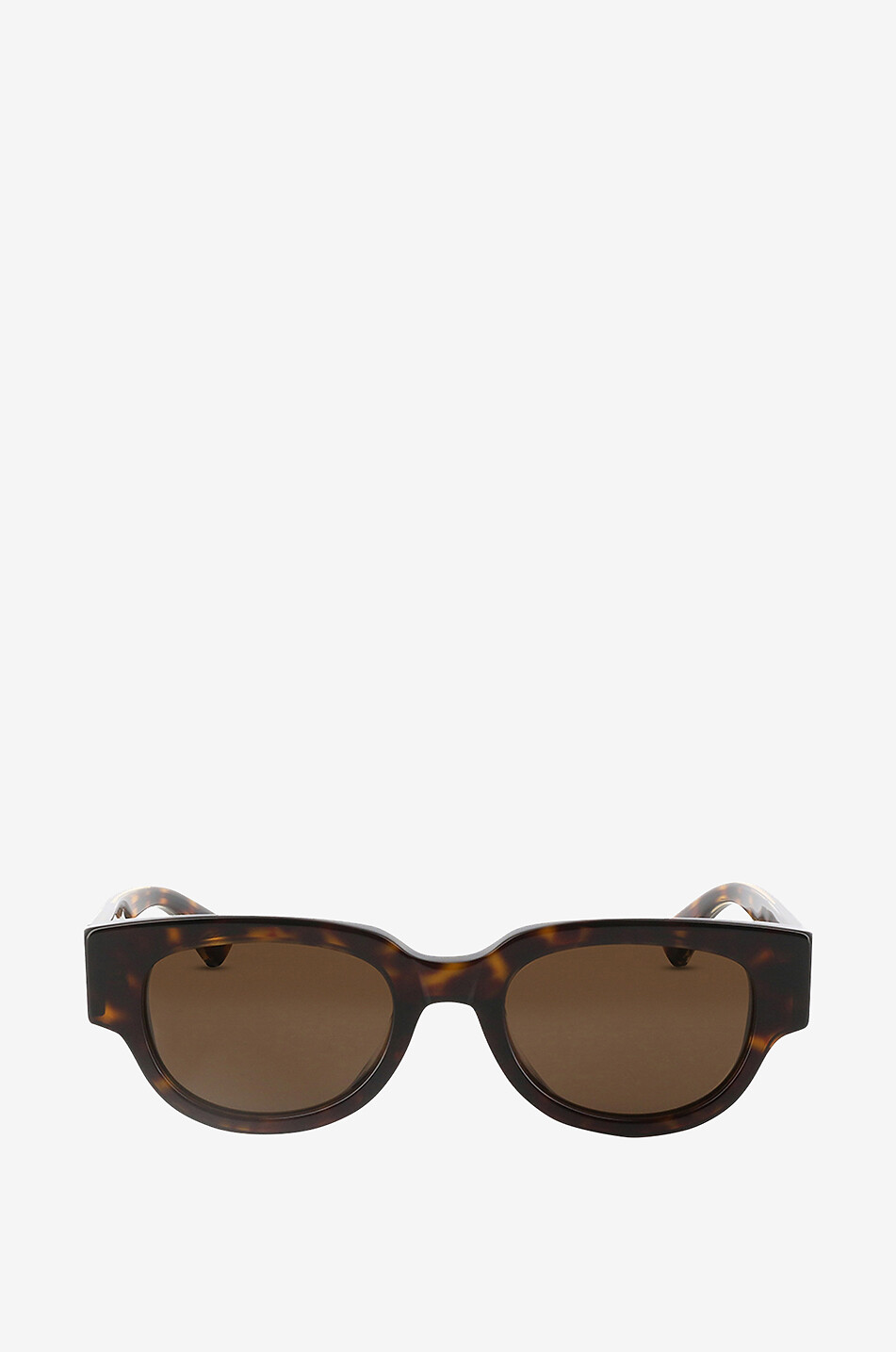 Tri-Fold Square tortoise effect sunglasses